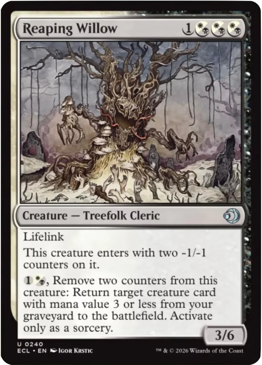 Reaping Willow (240) (Lorwyn Eclipsed)