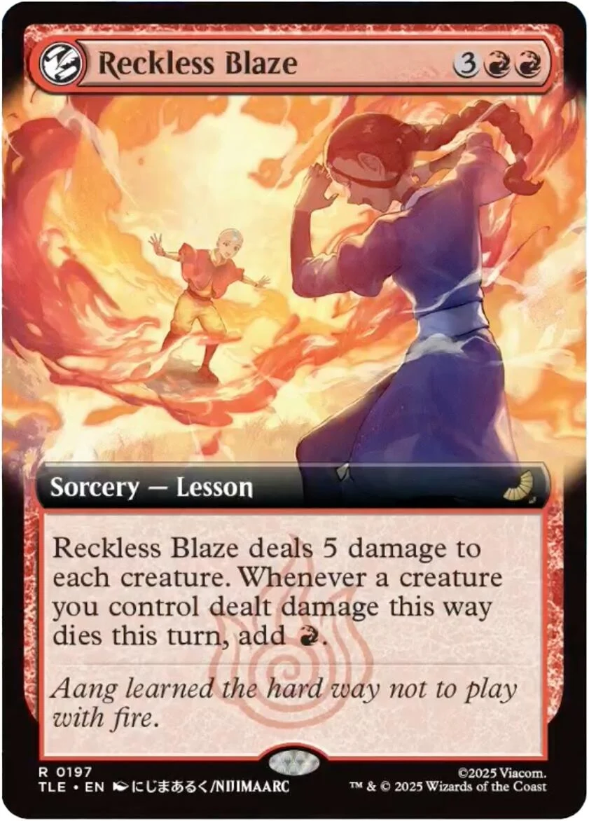 Reckless Blaze (Extended Art) (197) (Avatar: The Last Airbender: Eternal-Legal)