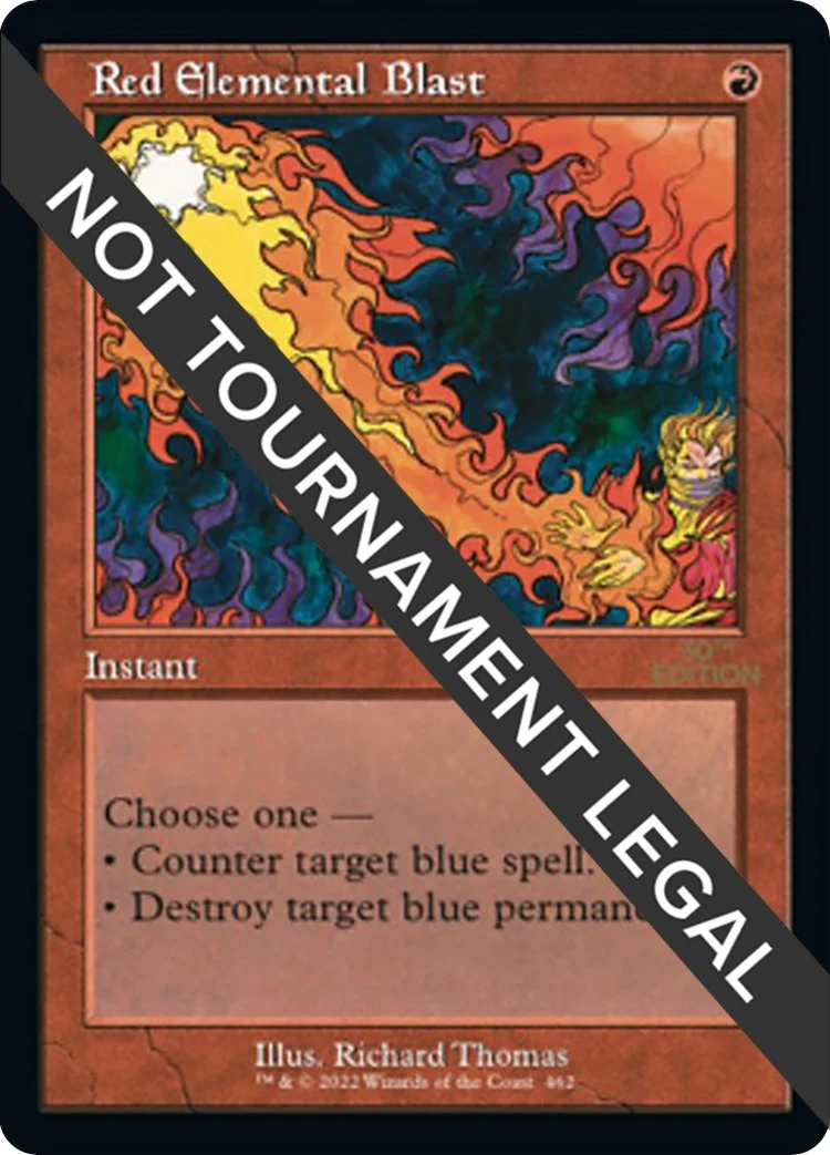 Red Elemental Blast (Retro Frame) (462)