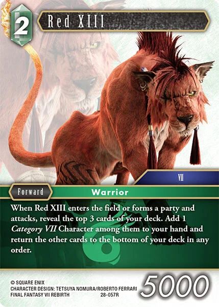 Red XIII (28-057R) (Dreamlike Oceans)