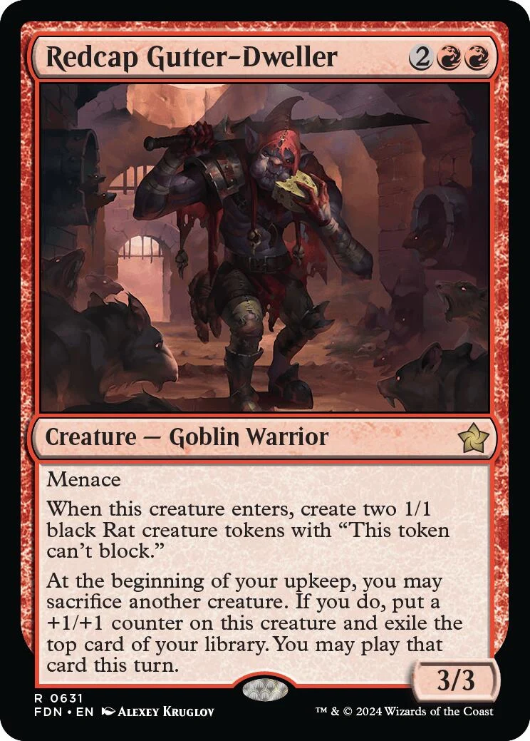 Redcap Gutter-Dweller (631) (Foundations)