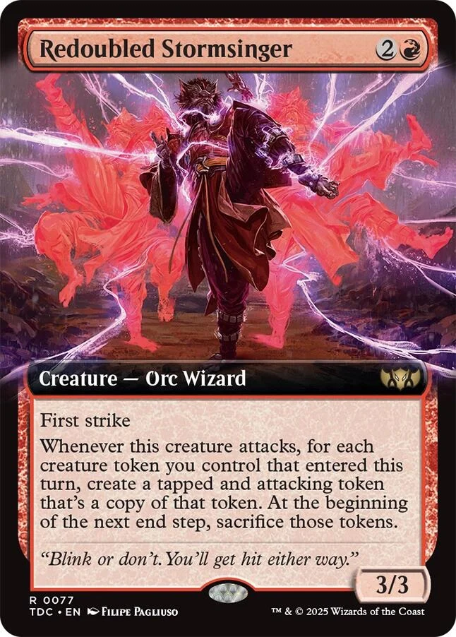 Redoubled Stormsinger (Extended Art) (77)