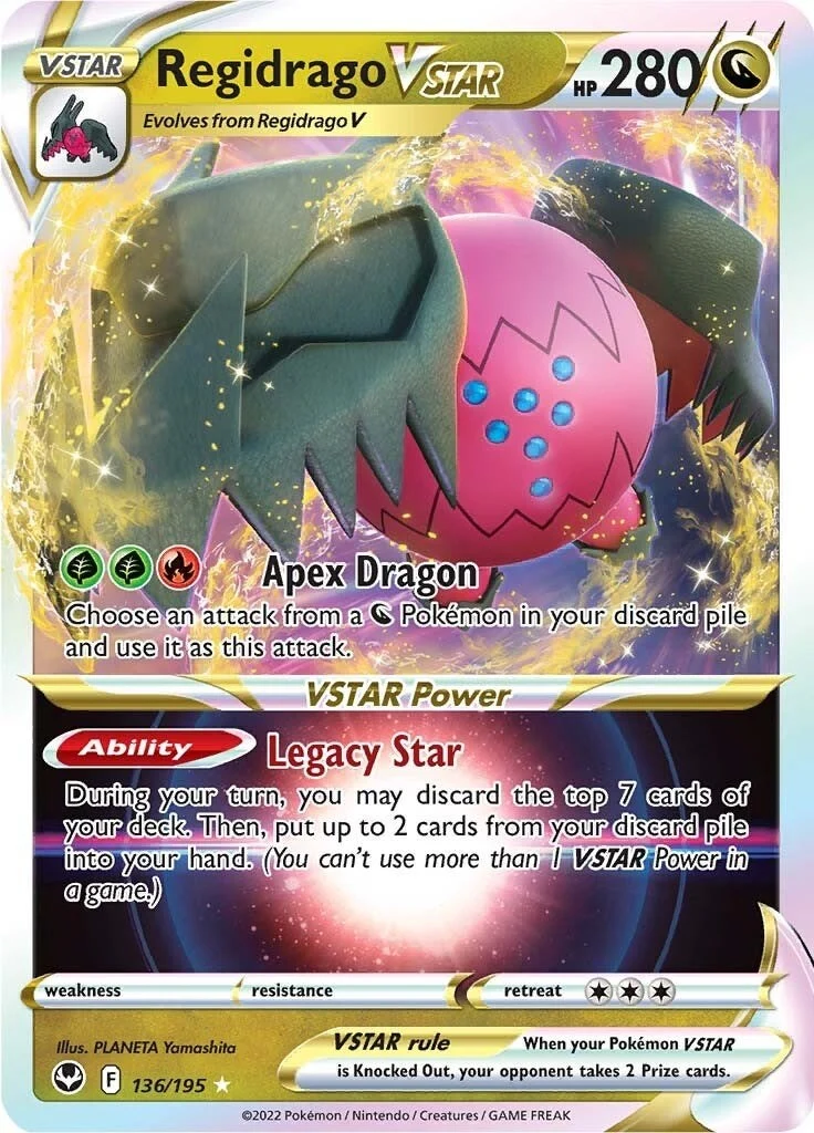 Regidrago VSTAR (136/195) (SWSH12: Silver Tempest)