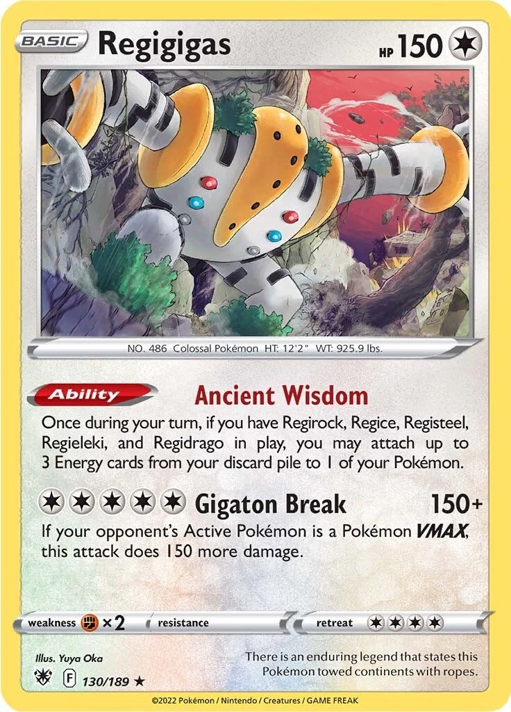 Regigigas (130/189) (SWSH10: Astral Radiance)