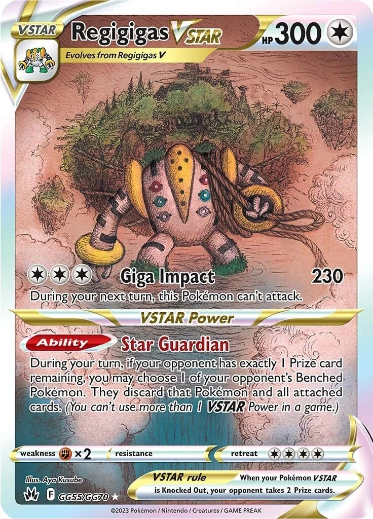 Regigigas VSTAR (GG55/GG70) (Crown Zenith: Galarian Gallery)
