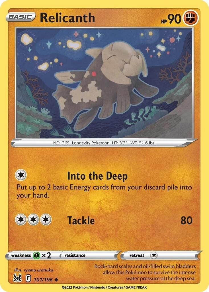 Relicanth (101/196) (SWSH11: Lost Origin)