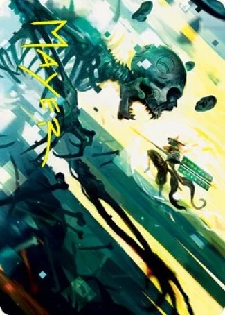 Repel the Vile Art Card (Gold-Stamped Signature) (4)