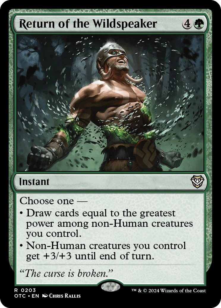 Return of the Wildspeaker (203)