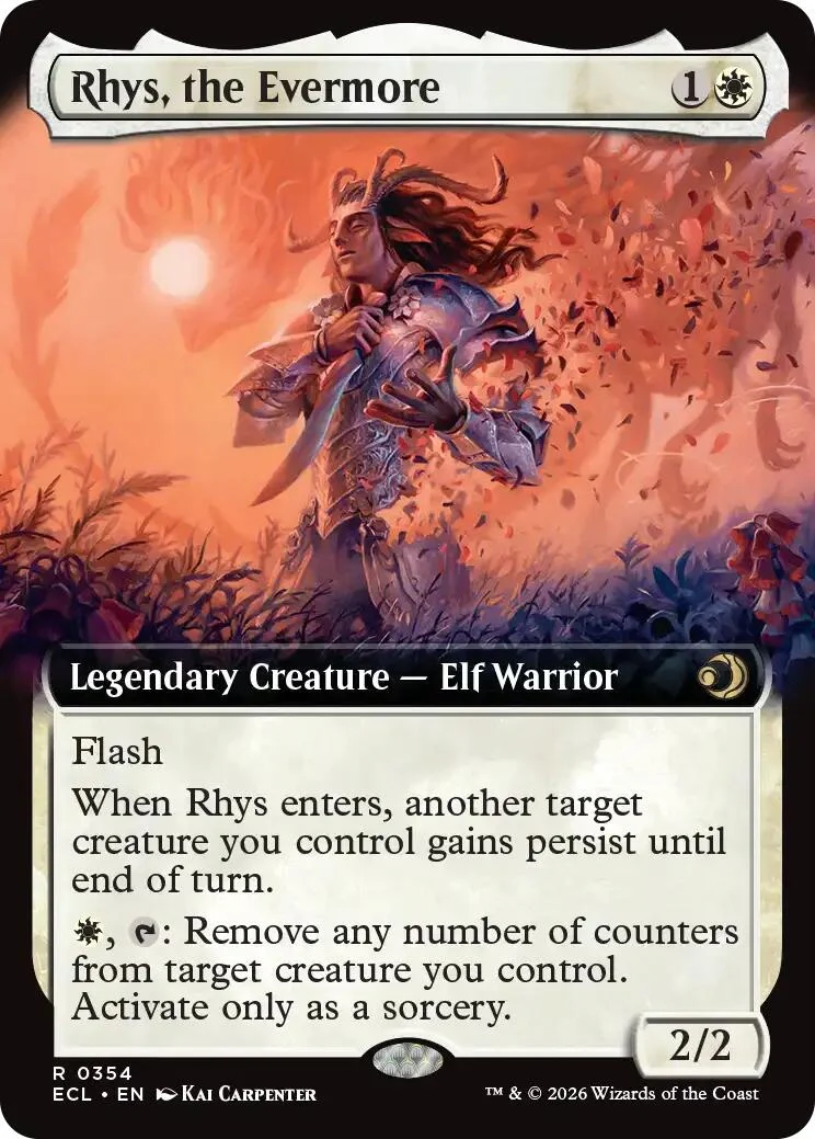 Rhys, the Evermore (Extended Art) (354) (Lorwyn Eclipsed)