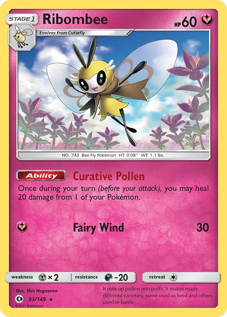Ribombee (93/149) (SM Base Set)