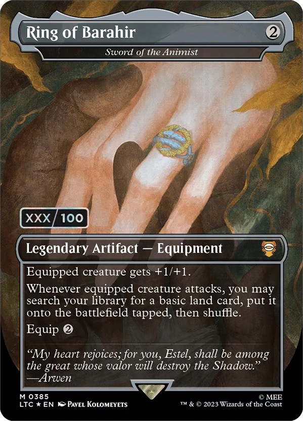 Ring of Barahir - Sword of the Animist (Serial Numbered) (385)