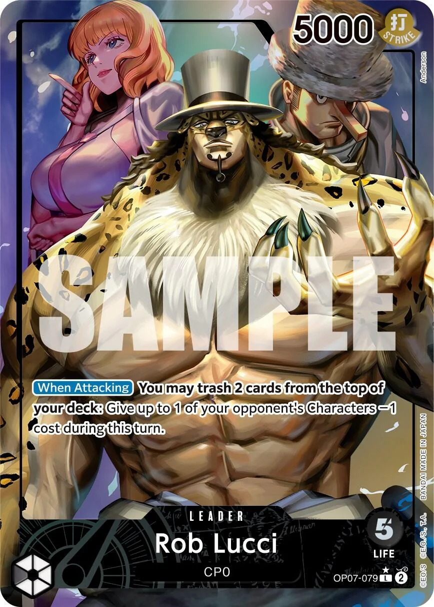 Rob Lucci (079) (Parallel) (OP07-079) (500 Years in the Future)