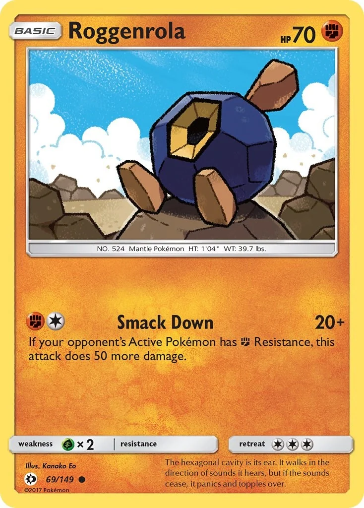 Roggenrola (69/149) (SM Base Set)