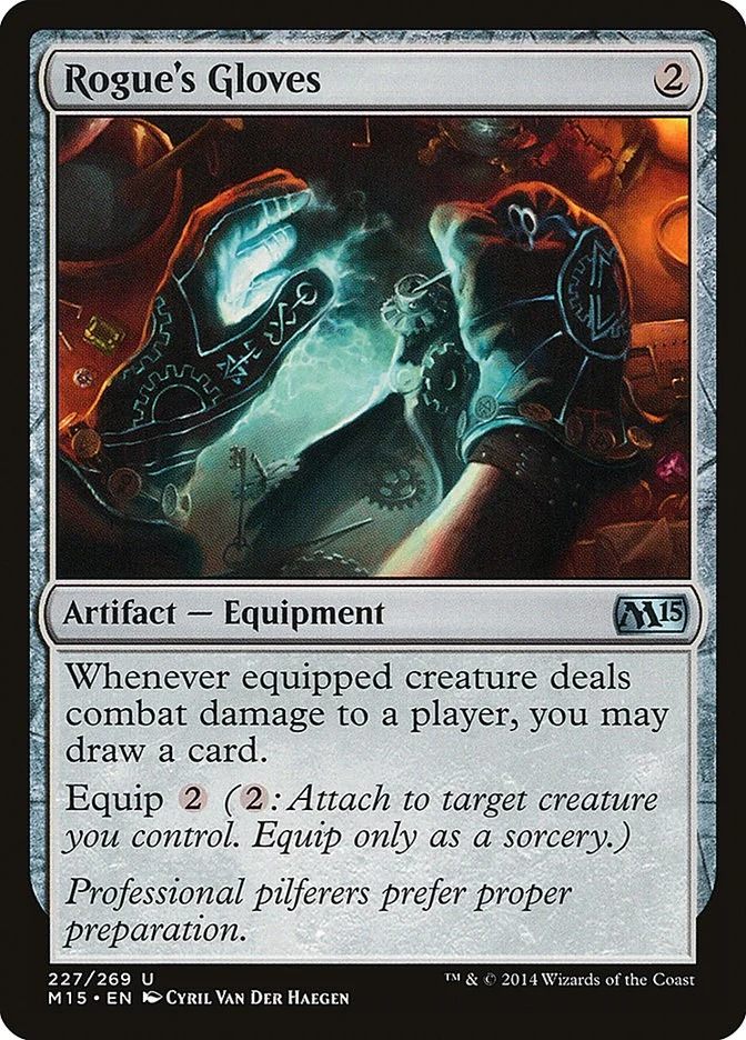 Rogue's Gloves (227) (Magic 2015 (M15))