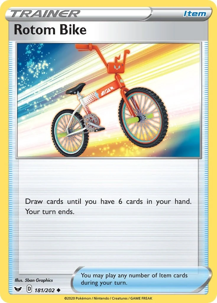 Rotom Bike (181/202) (SWSH01: Sword & Shield Base Set)
