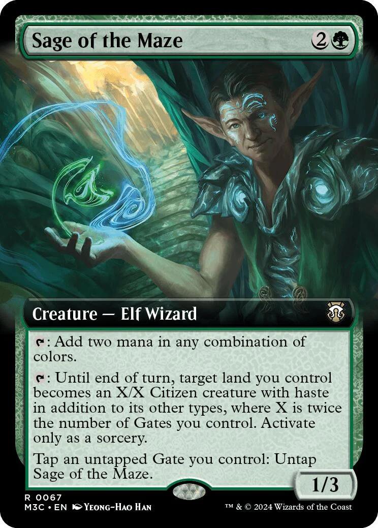 Sage of the Maze (Extended Art) (Ripple Foil) (67)