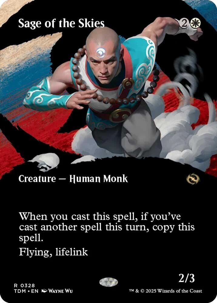 Sage of the Skies (Borderless) (328) (Tarkir: Dragonstorm)