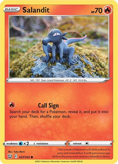 Salandit (027/163) (SWSH05: Battle Styles)