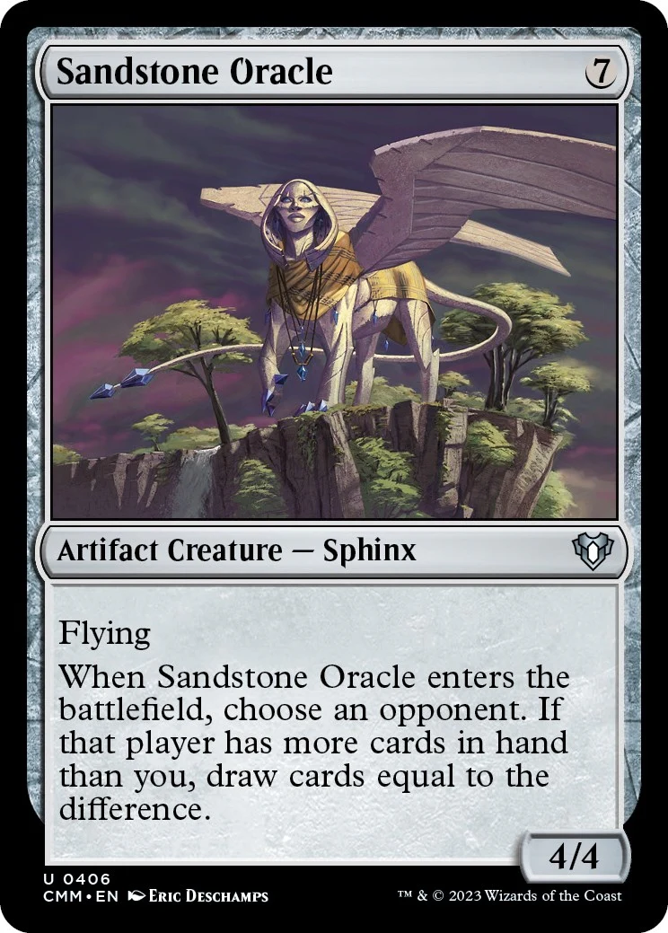 Sandstone Oracle (406) (Commander Masters)