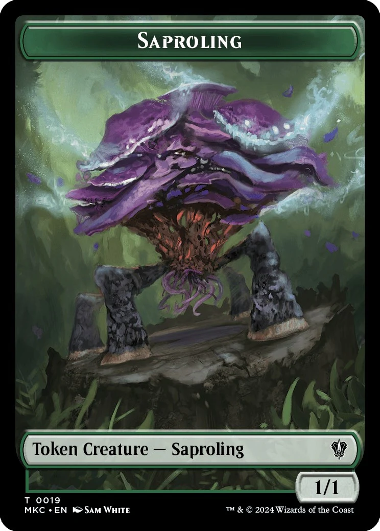 Saproling // Morph Double-Sided Token (19 // 30) (MKC)