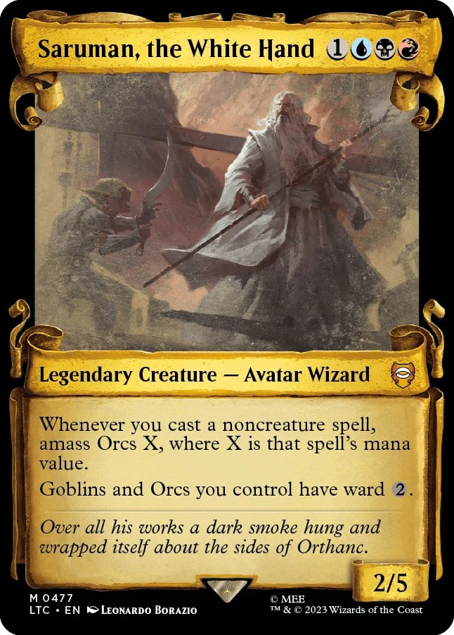 Saruman, the White Hand (Showcase Scrolls) (477)