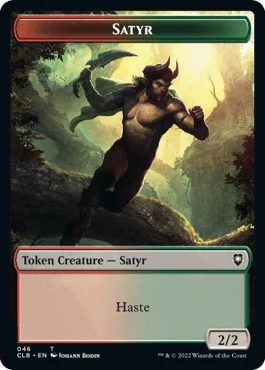 Satyr // Beast Double-Sided Token (46 // 38)