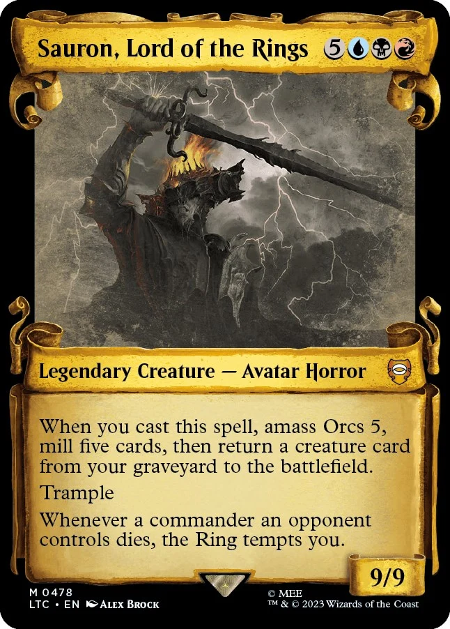 Sauron, Lord of the Rings (Showcase Scrolls) (478)