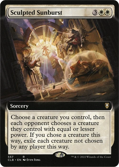 Sculpted Sunburst (Extended Art) (557)