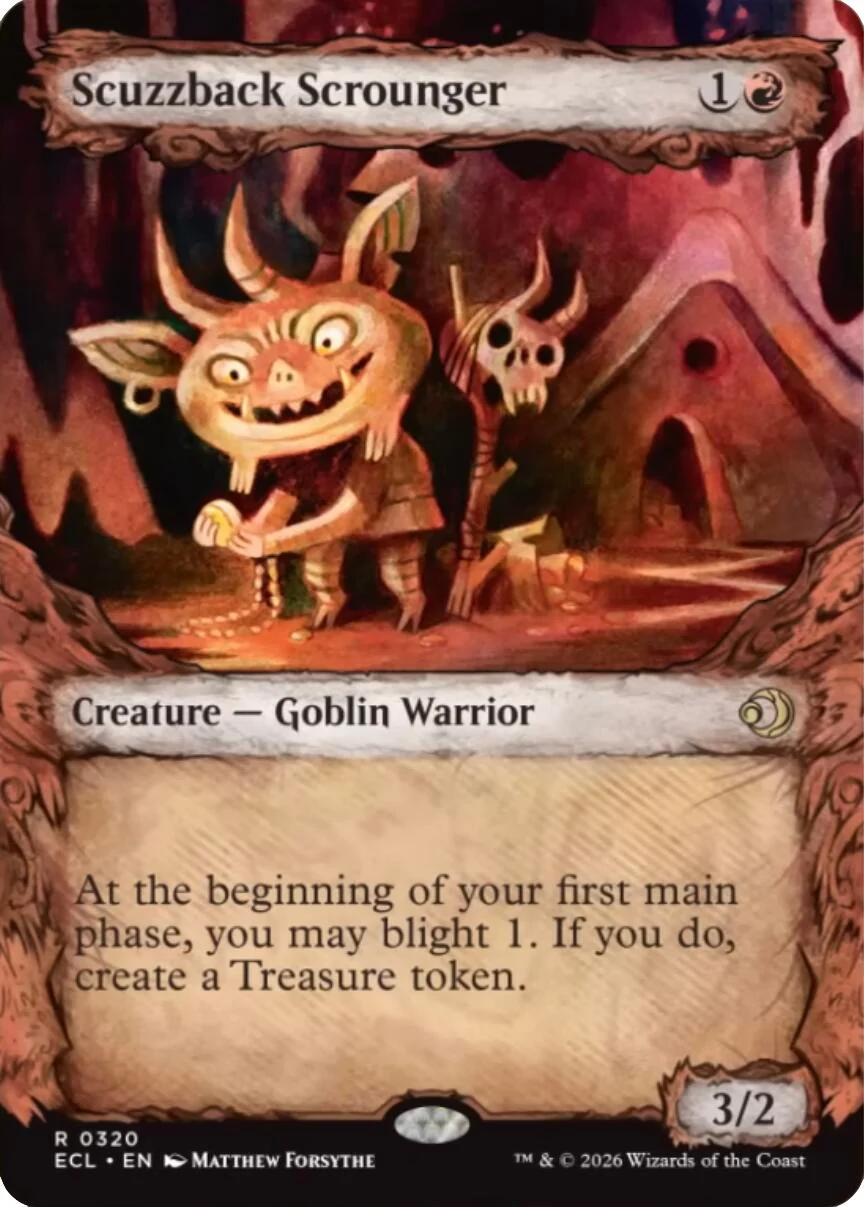 Scuzzback Scrounger (Showcase) (320) (Lorwyn Eclipsed)