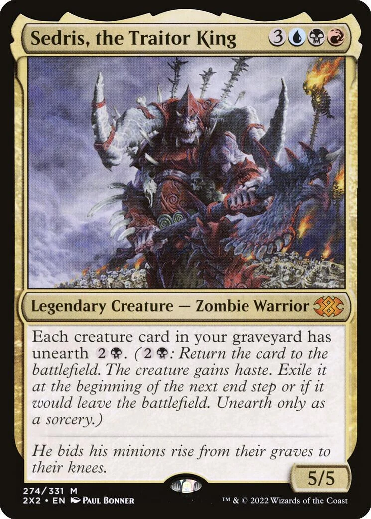 Sedris, the Traitor King (274)