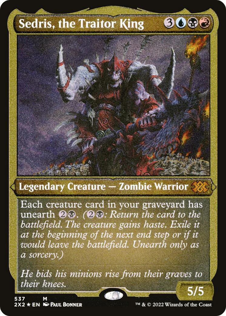 Sedris, the Traitor King (Foil Etched) (537)