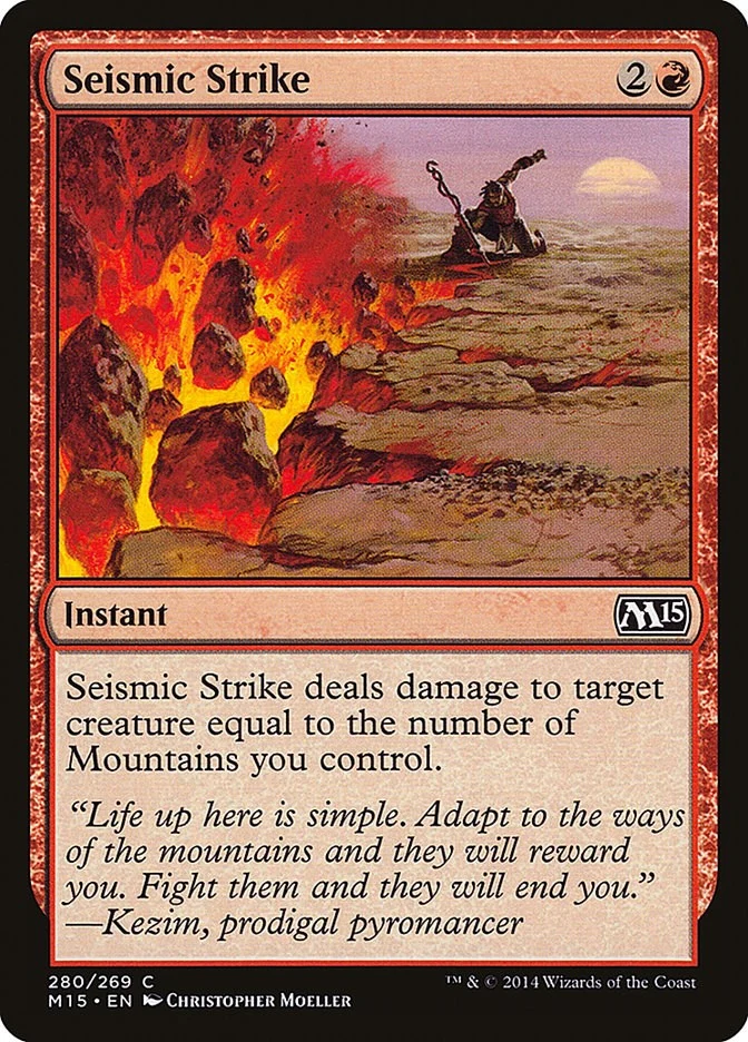 Seismic Strike (280) (Magic 2015 (M15))