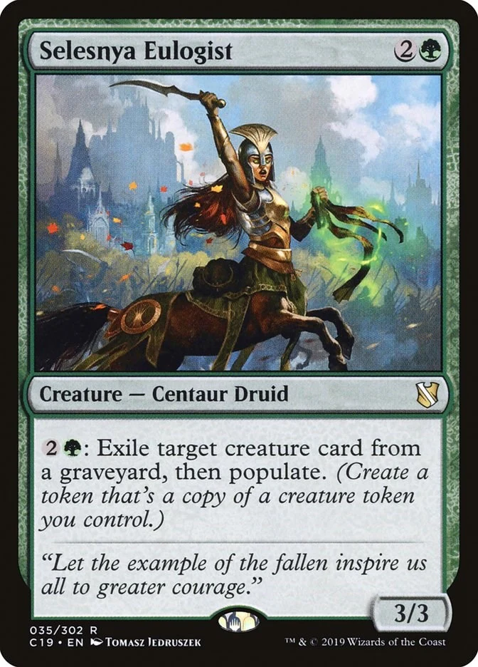 Selesnya Eulogist (35) (Commander 2019)