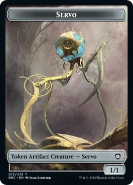 Servo // Phyrexian Horror Double-Sided Token (13 // 11)