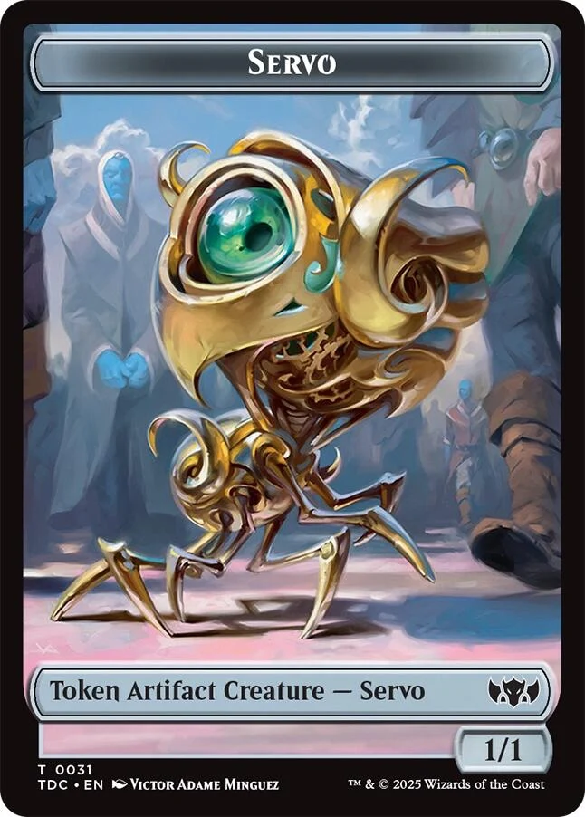 Servo // Warrior Double-Sided Token (31 // 13)