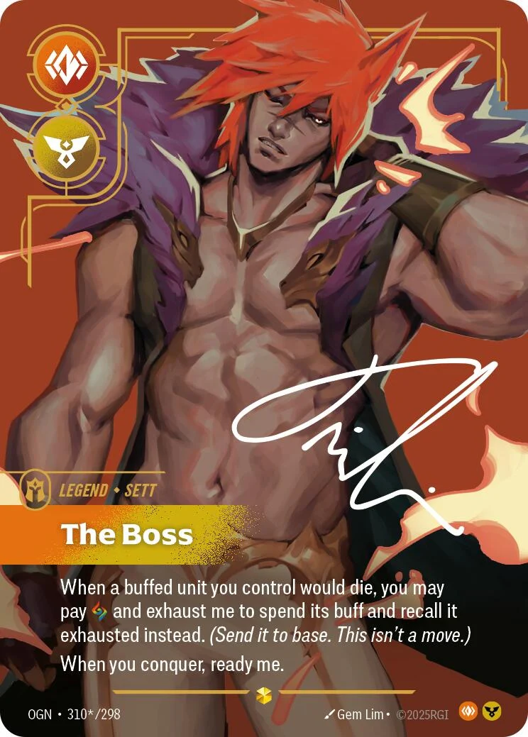 Sett - The Boss (Signature) (310*/298) (Origins)