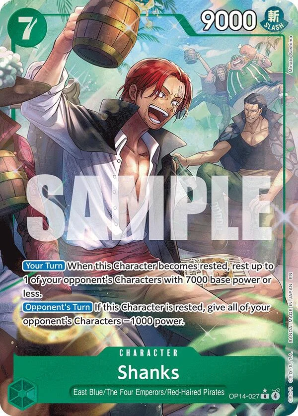 Shanks (Alternate Art) (OP14-027) (The Azure Sea's Seven)