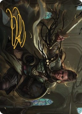 Shanna, Purifying Blade Art Card (55/81) (Gold-Stamped Signature) (55)