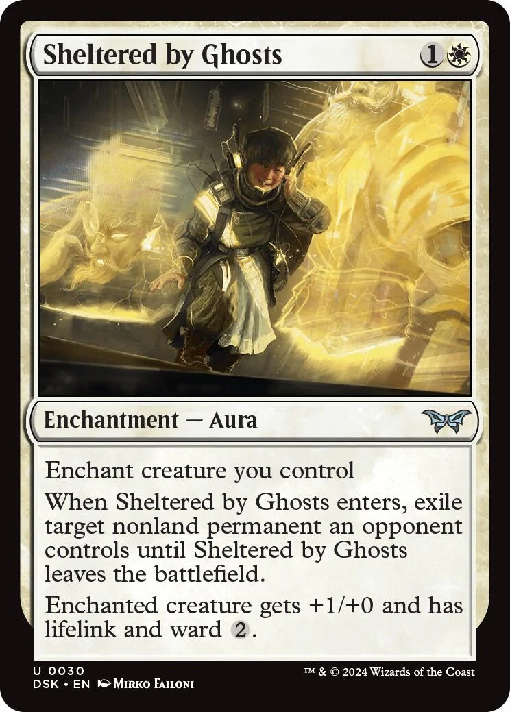 Sheltered by Ghosts (30) (Duskmourn: House of Horror)