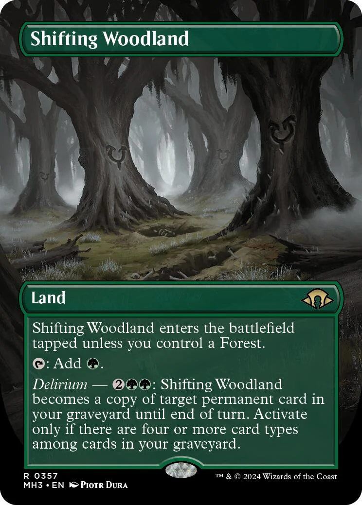Shifting Woodland (Borderless) (357) (Modern Horizons 3)