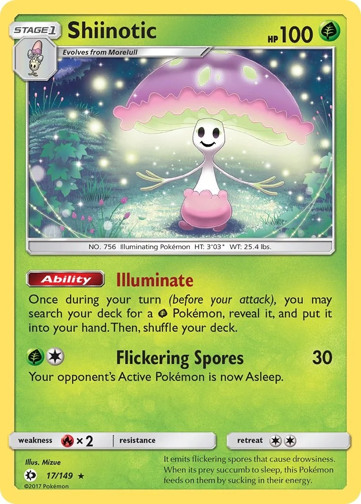 Shiinotic (17/149) (SM Base Set)