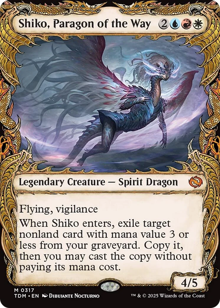 Shiko, Paragon of the Way (Showcase) (317) (Tarkir: Dragonstorm)
