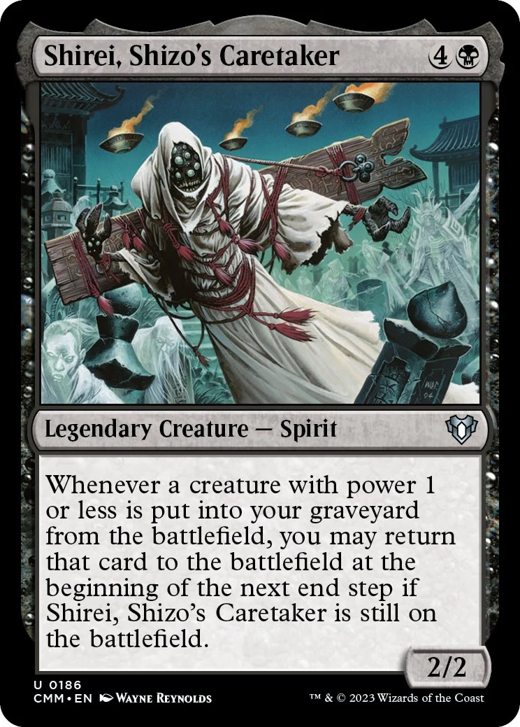 Shirei, Shizo's Caretaker (186) (Commander Masters)