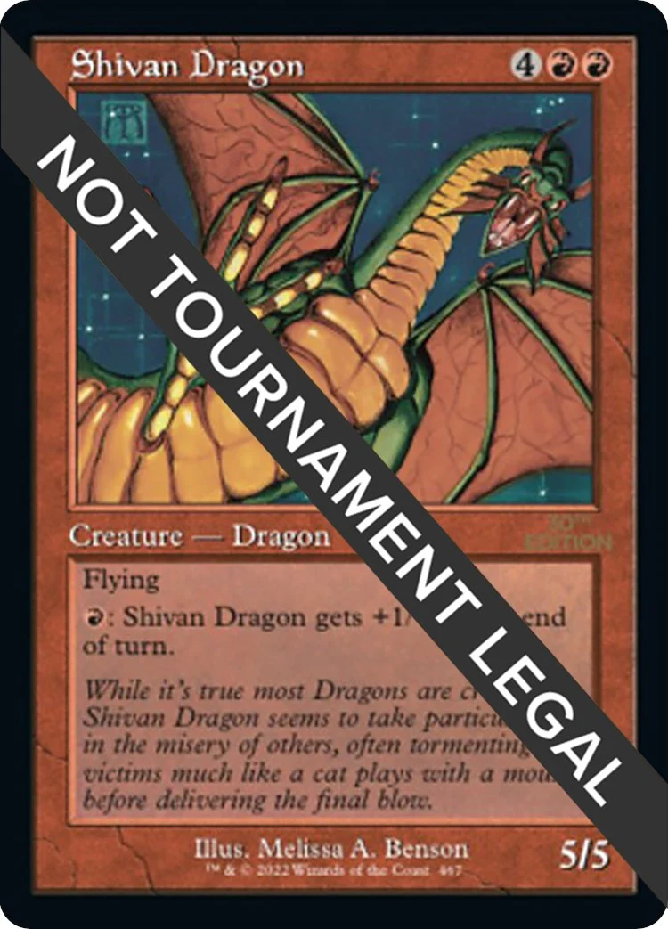 Shivan Dragon (Retro Frame) (467)