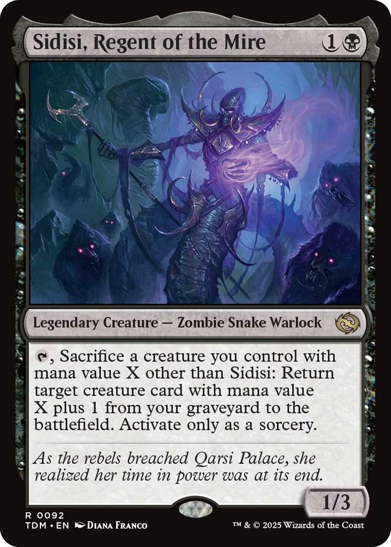 Sidisi, Regent of the Mire (92) (Tarkir: Dragonstorm)