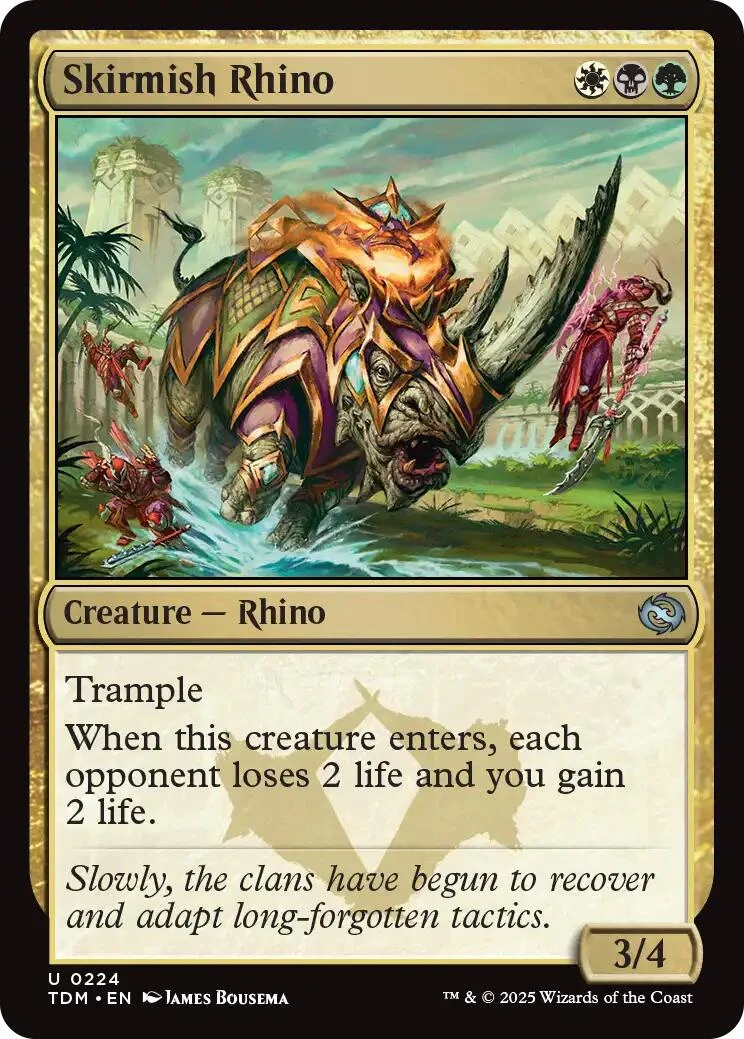 Skirmish Rhino (224) (Tarkir: Dragonstorm)