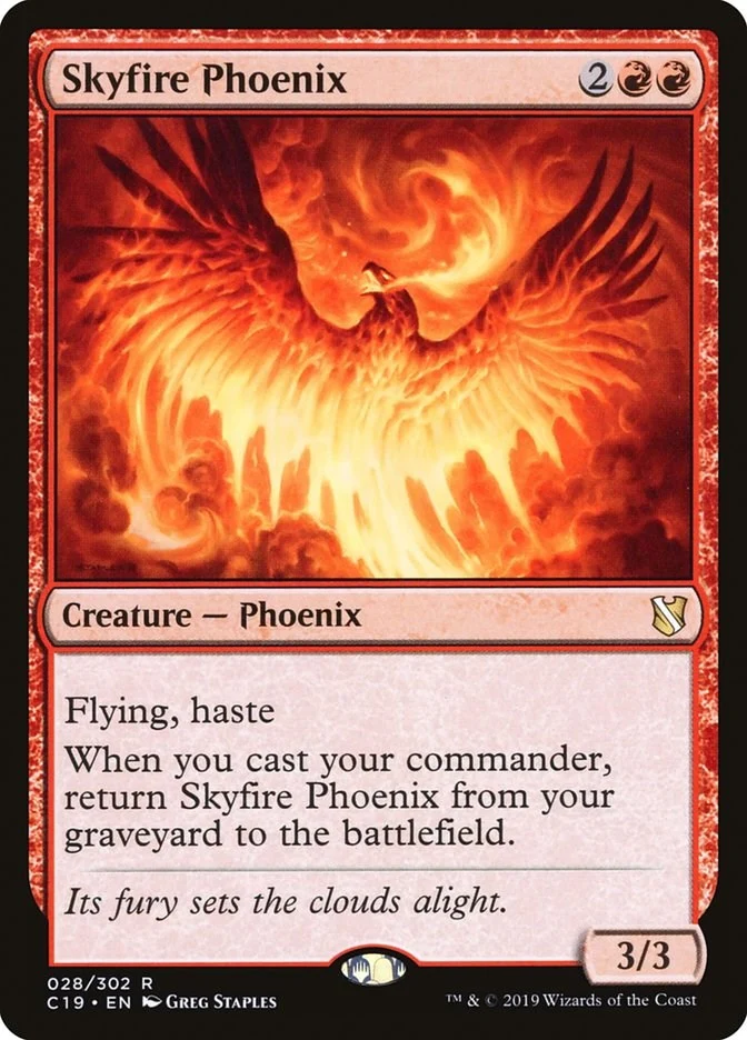 Skyfire Phoenix (28) (Commander 2019)