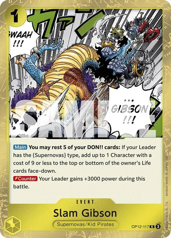 Slam Gibson (OP12-117) (Legacy of the Master)