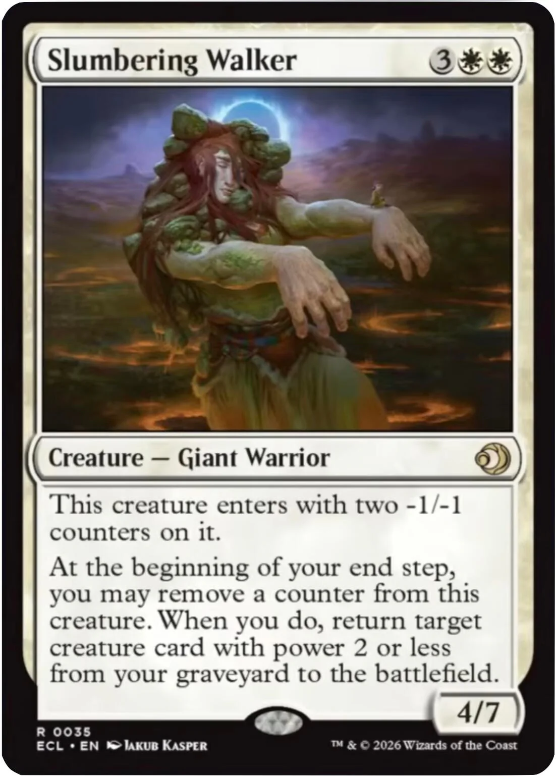Slumbering Walker (35) (Lorwyn Eclipsed)