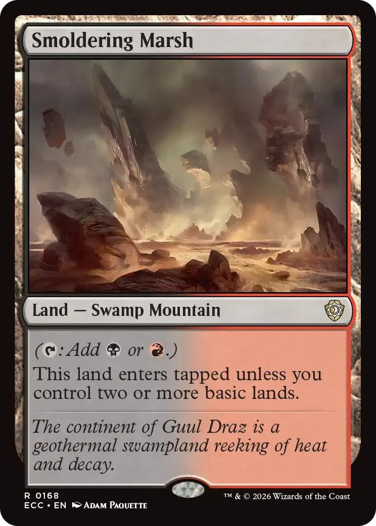 Smoldering Marsh (168) (Lorwyn Eclipsed)